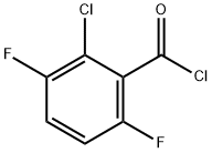 2-氯-3,6-二氟苯甲酰氯 结构式