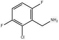 2-氯-3,6-二氟苄胺 结构式