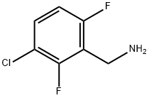 3-氯-2,6-二氟苯甲胺 结构式