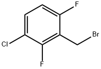 3-氯-2,6-二氟溴苄 结构式