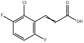 2-Chloro-3,6-difluorocinnamic acid