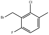 2-氯-6-氟-3-甲基苄基溴 结构式