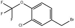 3-氯-4-(三氟甲氧基)溴苄 结构式