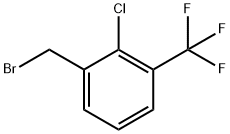 2-氯-3-三氟甲基苄基溴 结构式