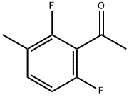 2',6'-二氟-3'-甲基苯乙酮 结构式