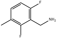 2,6-二氟-3-甲基苄胺 结构式