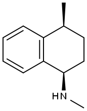 1-Naphthalenamine,1,2,3,4-tetrahydro-N,4-dimethyl-,(1R,4S)-(9CI) 结构式