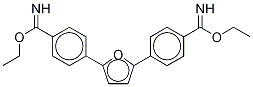 4,4'-(2,5-Furandiyl)bis-BenzenecarboxiMidic Acid Diethyl Ester Dihydrochloride 结构式