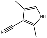 2,4-DIMETHYL-1H-PYRROLE-3-CARBONITRILE 结构式