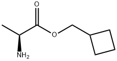 L-丙氨酸 环丁基甲基酯盐酸盐 结构式