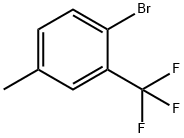 2-溴-5-甲基三氟甲苯 结构式