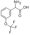 3-(TRIFLUOROMETHOXY)-DL-PHENYLGLYCINE 结构式