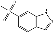 6-(甲基磺酰基)-1H-吲唑 结构式