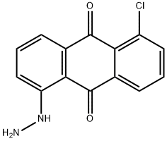 1-CHLORO-5-HYDRAZINO-9,10-ANTHRACENEDIONE 结构式