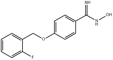 4-((2-氟苄基)氧基)-N'-羟基苯甲脒 结构式