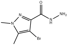 4-溴-1,5-二甲基-3-吡唑卡巴肼 结构式