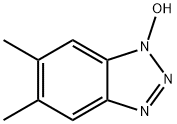 1H-Benzotriazole,  1-hydroxy-5,6-dimethyl- 结构式