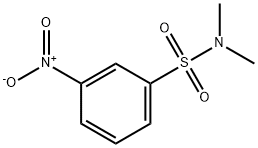 N,N-二甲基-3-硝基苯磺酰胺 结构式