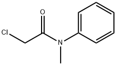 2-氯-N-甲基-N-苯基乙酰胺 结构式