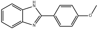 2-(4-甲氧基苯基)苯并咪唑 结构式