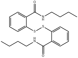 2,2'-二硫代二[N-丁基-苯甲酰胺 结构式