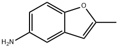2-甲基-苯并呋喃-5-基胺 结构式