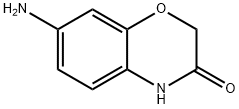 7-氨基-2H-1,4-苯并恶嗪-3(4H)-酮 结构式