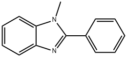 1-methyl-2-phenylbenzimidazole  结构式