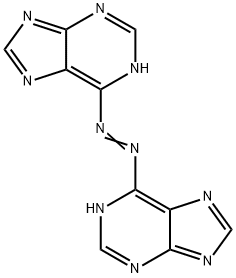 (E)-bis(5H-purin-6-yl)diazene 结构式