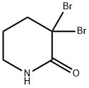 3,3-二溴-2-氮己环酮 结构式