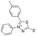 5-(4-Methylphenyl)-4-phenyl-1,3,4-thiadiazol-4-ium-2-thiolate 结构式