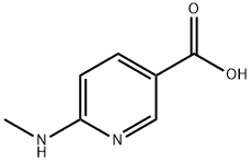 6-(甲基氨基)烟酸 结构式