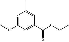 2-甲氧基-6-甲基异烟酸乙酯 结构式