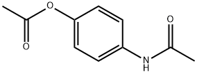 4-乙酰氧基乙酰苯胺 结构式