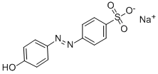 4-羟基偶氮苯-4'-磺酰钠盐 结构式