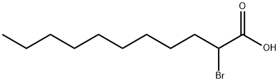 2-溴十一烷酸 结构式