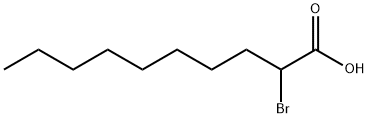 2-溴癸酸 结构式