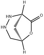 6-Oxa-2,3-diazabicyclo[3.2.1]octan-7-one,(1R,5R)-(9CI) 结构式