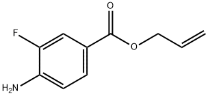 Benzoic acid, 4-amino-3-fluoro-, 2-propenyl ester (9CI) 结构式