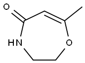 3,4-dihydro-7-methyl-1,4-oxazepin-5(2H)-one 结构式