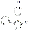 3-(4-Chlorophenyl)-2-phenylthiazol-3-ium-4-olate 结构式