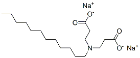 N-(2-羧乙基)-N-十二烷基-Β-丙氨酸钠盐 结构式