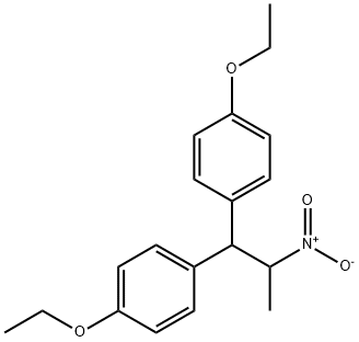 1,1-bis(p-ethoxyphenyl)-2-nitropropane 结构式