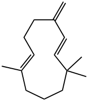 Γ-律草烯 结构式