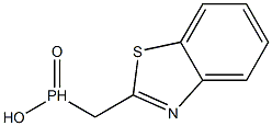 Phosphinic acid, 2-benzothiazolylmethyl- (9CI) 结构式