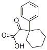 2-OXO-2-(1-PHENYLCYCLOHEXYL)ACETIC ACID 结构式