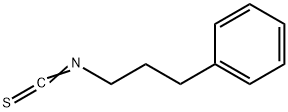 3-苯基丙基异硫氰酸酯 结构式