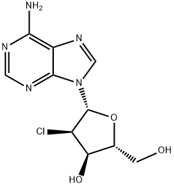 2'-chloro-2'-deoxyadenosine 结构式