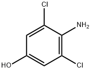 3,5-二氯-1,4-氨基苯酚 结构式