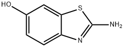 2-氨基-6-羟基苯并噻唑 结构式